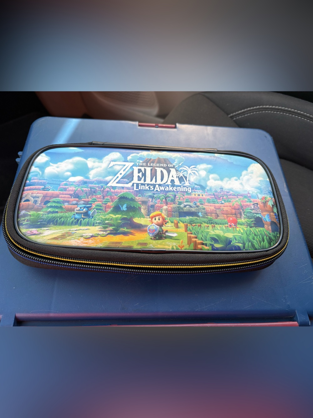 Nintendo Gray Felt-Lined Switch Case Interior